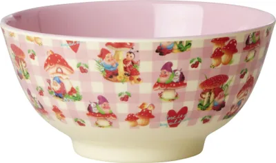 Produktbild von Rice Schüssel Love Therapy Gnome Print Melamin 15 cm 700 ml