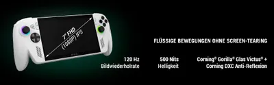 Zdjęcie produktu dla ASUS ROG Xbox Ally RC73YA-NH002W, ASUS ROG Ally, M.2, AMD Zen 2, AMD Ryzen Z2 A, 2800 MHz, 3,8 GHz