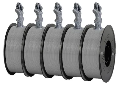 Zdjęcie produktu dla Filament 3D, średnica 1,75 mm, PETG szary