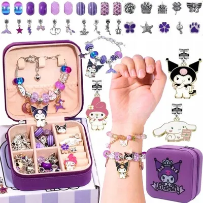 Produktbild von Bisky Kuromi Schmuck-Bastelset für Kinder