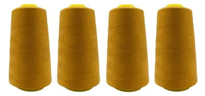 Produktbild von BabySnap Overlockgarn 4x2700m Farbe: 01114 senfgelb