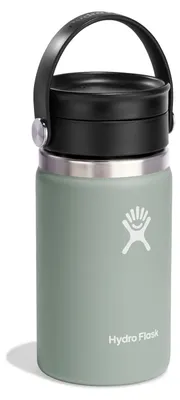 Productafbeelding van HYDRO FLASK 12 oz Wide Flex Sip Lid: geïsoleerde fles met deksel voor warme dranken, groen, 355 ml