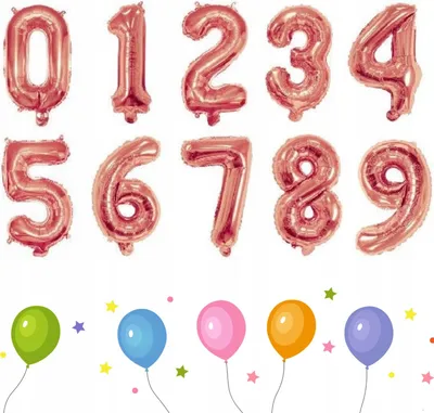 Immagine prodotto di Palloncini Numeri 0-9 decorazione festa di compleanno set di palloncini