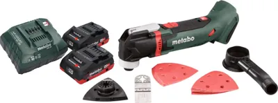 Zdjęcie produktu dla Akumulatorowe narzędzie wielofunkcyjne Metabo MT 18 LTX 18 V kompatybilne z OIS/Starlock + 2x akumulator LiHD 4,0 Ah + ładowarka