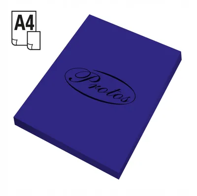 Produktbild von Protos Kopierpapier Blau A4 160g 50 Blatt