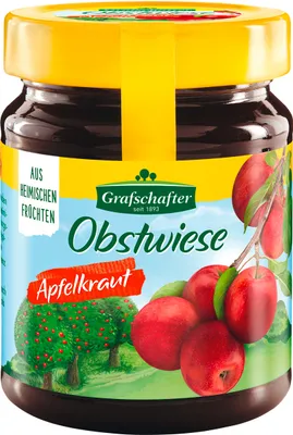 Produktbild von Grafschafter Obstwiese Apfelkraut fruchtiger Brotaufstrich 320g