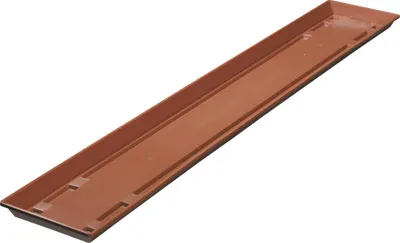 Produktbild von Blumenkasten Untersetzer geli Standard Kunststoff 98 x 15 x 2,5 cm terracotta