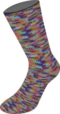 Produktbild von Lana Grossa - Meilenweit 6-fach 150g Multi 9721 helloliv hellrot violett hellblau pistazie