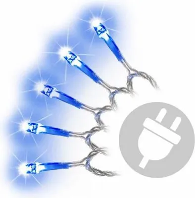 Zdjęcie produktu dla Świąteczny LED łańcuch - 9 m, 100 LED, niebieski