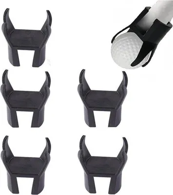 Immagine prodotto di Set di accessori da golf con raccoglipalle a 4 artigli e supporto per il putter – Accessori da golf economici e impermeabili, ideali per l'allenamento