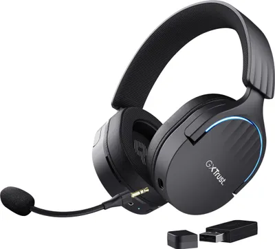 Obrázok produktu pre Trust GXT 491 Fayzo Káblové a bezdrôtové slúchadlá s čelenkou na hranie USB Type-C Bluetooth Black