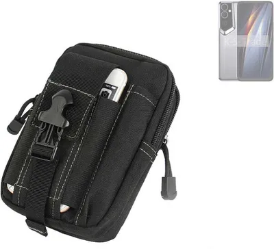 Produktbild von K-S-Trade Gürtel Tasche kompatibel mit Tecno Pova Neo 2 Gürteltasche Holster Schutz Hülle Handy Hülle Smartphone outdoor Handy-Hülle schwarz