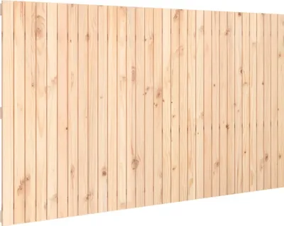 Zdjęcie produktu dla vidaXL Zagłówek ścienny 204x3x110 cm lite drewno sosnowe