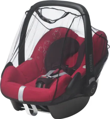 Productafbeelding van Playshoes 601002-20 Muggennet voor autostoeltje, draagzak, zwart