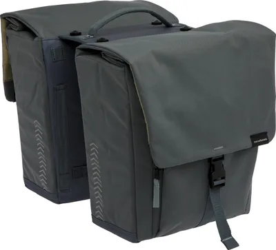 Produktbild von New Looxs Doppelpacktasche Tulum MIK Grey Green Grey - alltagstaugliche Fahrr...