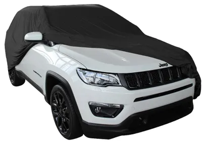 Image de Housse de voiture extérieure adaptée à Jeep Cherokee Noir Imperméable et