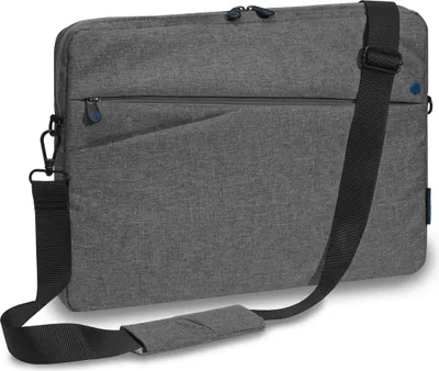 Produktbild von PEDEA Notebooktasche "Fashion" bis 17,3" (43,9cm), grau/blau