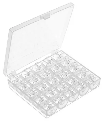 Productafbeelding van 25 STUKS BOBBINS met Doos - Compatibel met diverse naaimachines