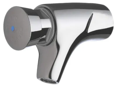 Wand-Waschtischarmatur Warmwasser M 1/2 Chrom Messing