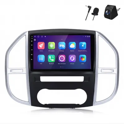 Immagine prodotto di Autoradio Android con telecamera posteriore per Mercedes-Benz Vito 3 W447 dal 2014 al 2020, navigatore, Carplay, GPS, radio DAB+, 4G LTE, Bluetooth, 6+128GB