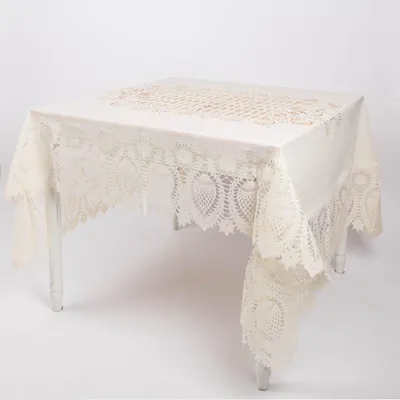 Produktbild von Tischdecke Outdoor Häkelspitze Amira beige 137x180cm