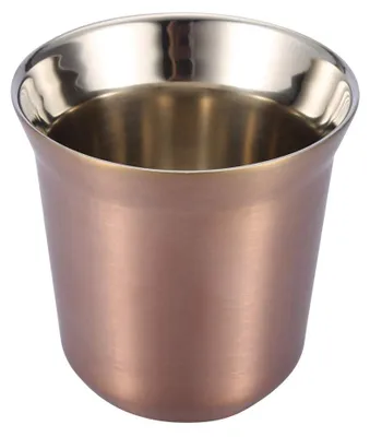 Edelstahl Kaffeebecher 85 ml doppelwandig für Camping