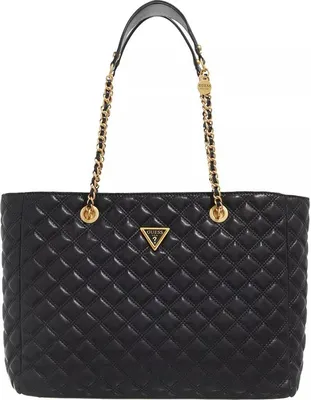 Produktbild von GUESS Handtasche Damen Giully Tote Schwarz HWQA8748230 BLA