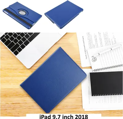 Produktbild von Book Case Tablet voor Apple IPad 9.7'' 2018 - Dark Blue