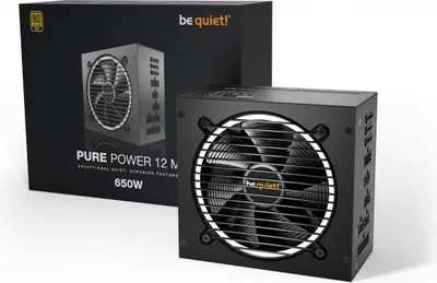 Produktbild von Pure Power 12 M Netzteil 650 W 20+4 pin ATX ATX Schwarz