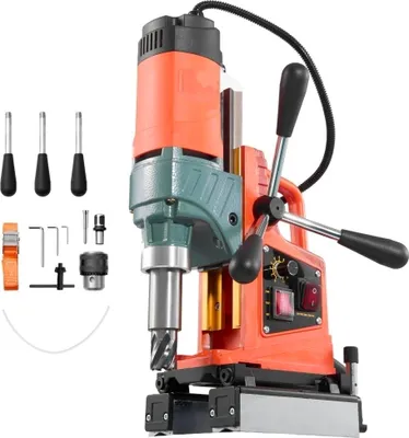 Zdjęcie produktu dla Magnetyczna wiertarka rdzeniowa 1400 W - średnica wiercenia 50 mm - regulowana prędkość 0-850 obr
