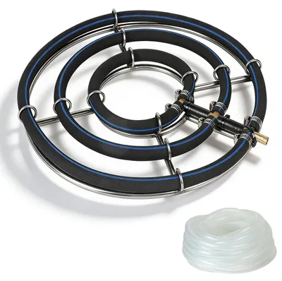 Productafbeelding van Solidchoice - Beluchter Vijver Ventilatiering φ35 cm - 3-in-1 Ringen Roestvrij Staal