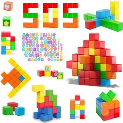 Produktbild von Magnetische Bouwblokken-Set für kreatives Spiel und Lernen