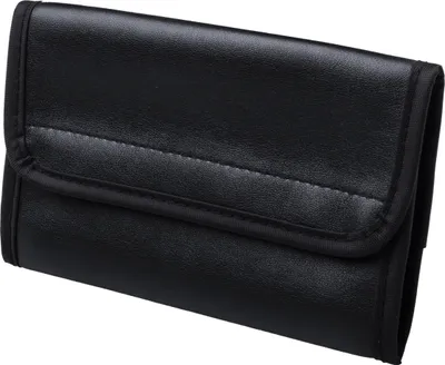 Produktbild von Sharp Schutztasche für elektronische Wörterbücher der PW-E-Serie aus schwarzem Kunstleder