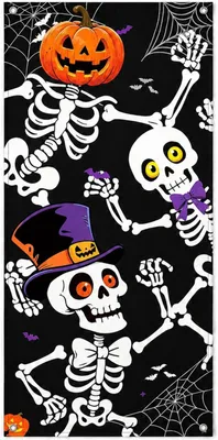Obrázek produktu pro Dekorace na dveře na Halloween, rozměry 200 x 90 cm - Strašidelná dekorace na dveře a sada pro Halloween - Ideální pro strašidelné večírky - Vhodné pro vchodové dveře