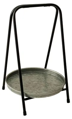 Produktbild von Metall Blumentreppe Blumenbank Blumenhocker Blumenhocker Zink Ø25,5cm H39cm