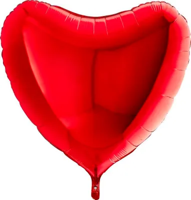 Zdjęcie produktu dla Balon Foliowy - Czerwone Serce 90 cm, Grabo