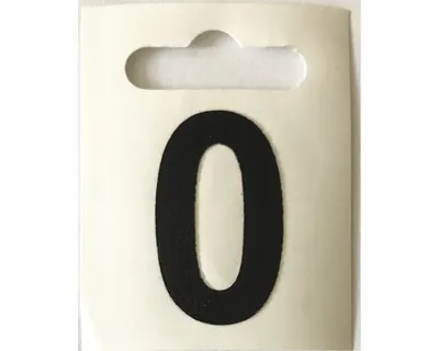 Obrázek produktu pro Samolepka číslo "0", 50 x 65 mm