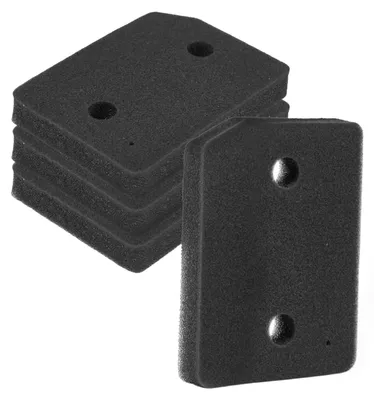 4er-Pack Schaumfilter für Miele T1-Trockner, 20,7x15,7x3 cm
