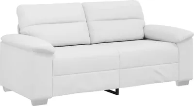 Immagine prodotto di Divano a 2 posti Bianco in Pelle finta 180x81x84 cm