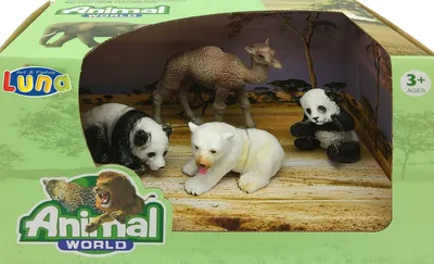 Produktbild von spielset exotische Tiere Junior 4-teilig