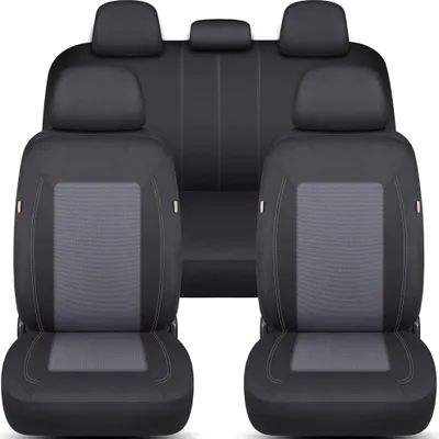 Produktbild von Schonbezüge-Komplettset für Hyundai Ioniq Bj 2016-19 in Schwarz/Grau FT4