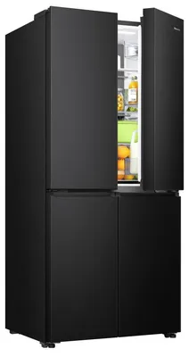 Produktbild von Hisense RQ5P470SAFE, Freistehend, Mehrtürig, Schwarz, Berührung, LED, R600a