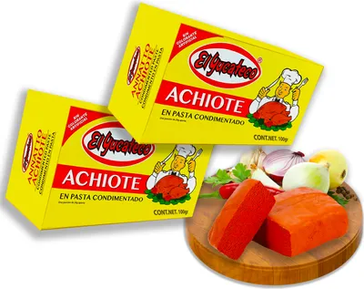 Produktbild von El Yucateco Achiote Paste 100g - (Pack von 2) Annato Samen Taco Gewürz