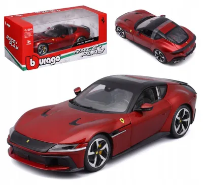 Image de Bburago 26033RD Ferrari 12 Cilindri 2024 rouge 1:24