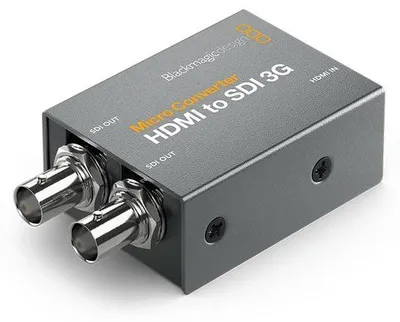 Produktbild von Blackmagic Design CONVCMIC/HS03G/WPSU, Aktiver Videokonverter, Grau, Windows 10, 720p, 1080i, 1080p, NTSC, PAL, 4:2:2
