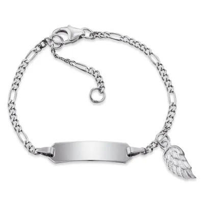 Produktbild von Herzengel Armband HEB-ID-WING Silber Flügel