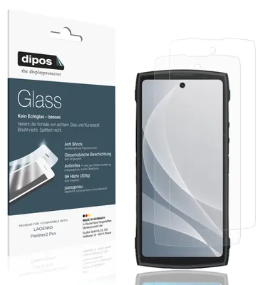 Image de 2x Protection ecrán pour LAGENIO Panther2 Pro mat Verre souple Film Protecteur 9H dipos