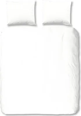Immagine prodotto di HIP Mako biancheria da letto in raso 3 pezzi copripiumino 240 x 220 cm federa 60 x 70 cm copripiumino semplice 0280.00.03 Bianco