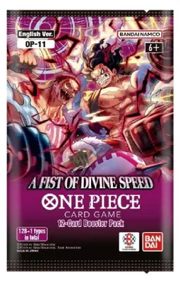 Produktbild von One Piece Card Game A Fist of Divine Speed Booster OP11 Englisch