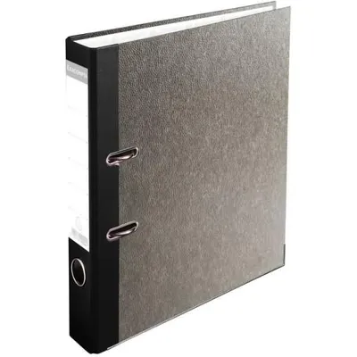 Produktbild von Ordner A4 50mm wolkemarmor schwarz
